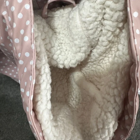 Pink C&C California Line Polka Dot Rain Jacket - Picture 4 of 9